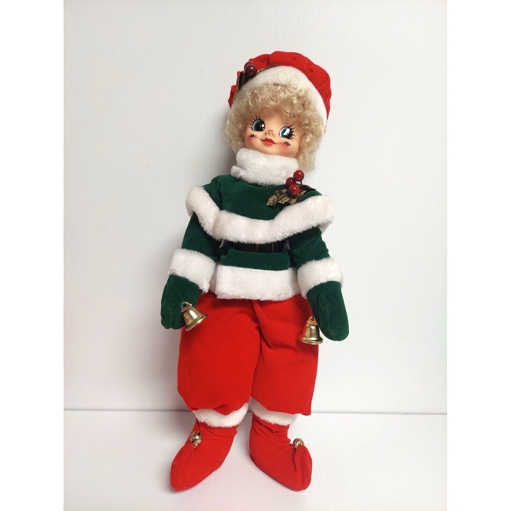 VTG 1987 Brinn's‎ Collectors December Christmas Calendar Clown Doll NGNX-63